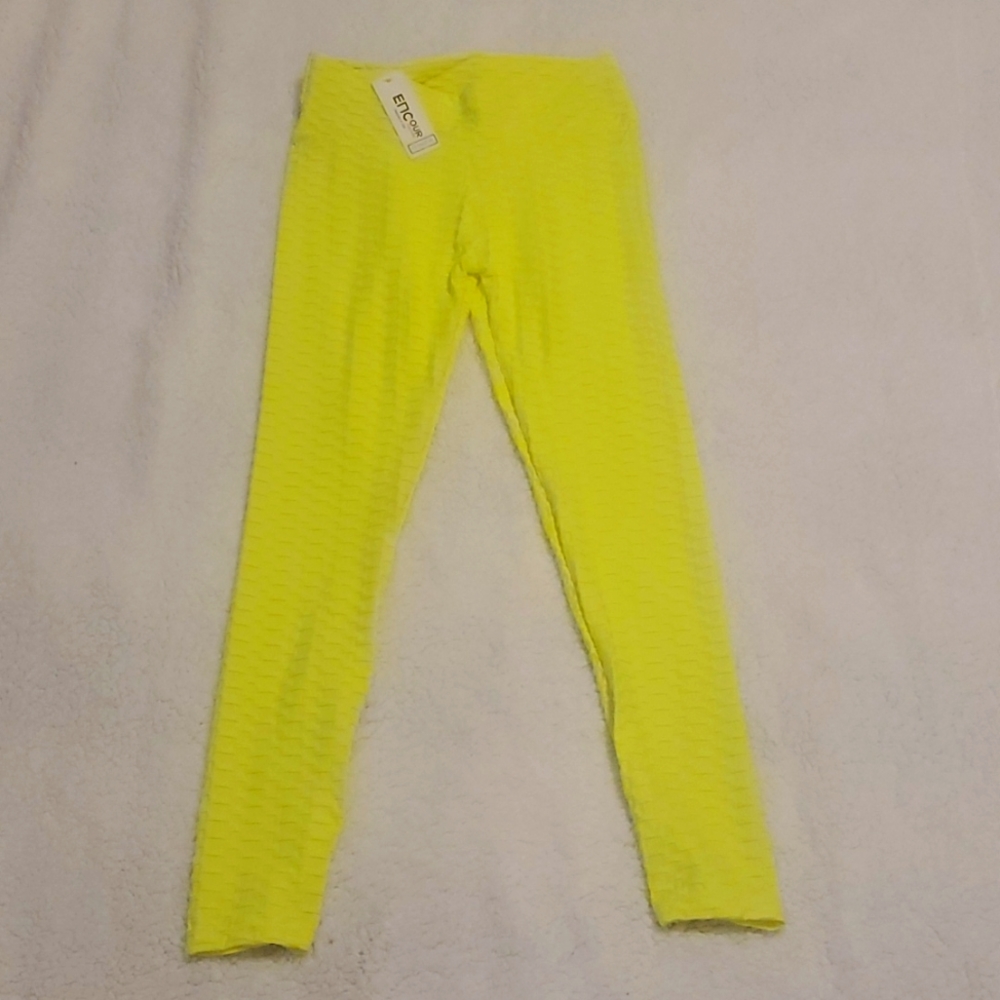 Neon Yellow Tik Tok Leggings